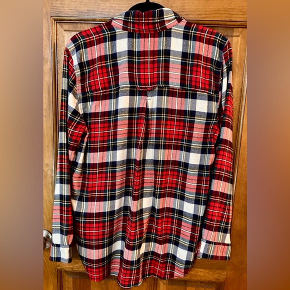 Women’s American Eagle Boyfriend Fit Flannel AHH-MAZINGLY Soft - Picture 2 of 5
